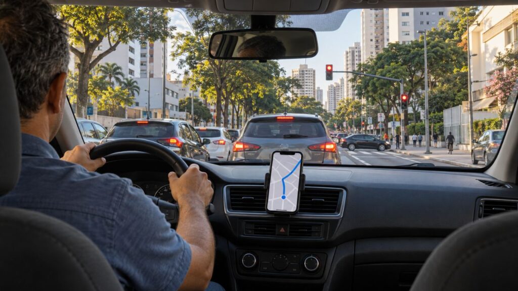 Principais avenidas e acessos para chegar de carro.